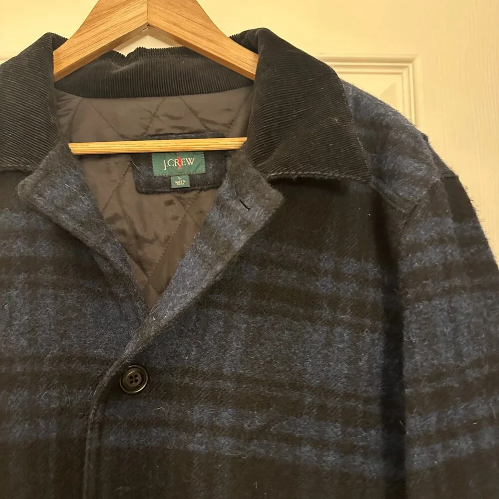 Barn Jacket™ in plaid English wool with PrimaLoft